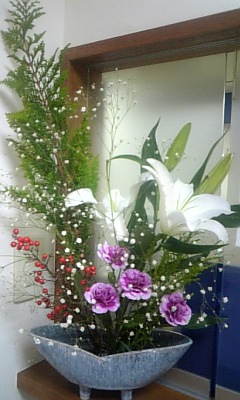 こぐち歯科生け花